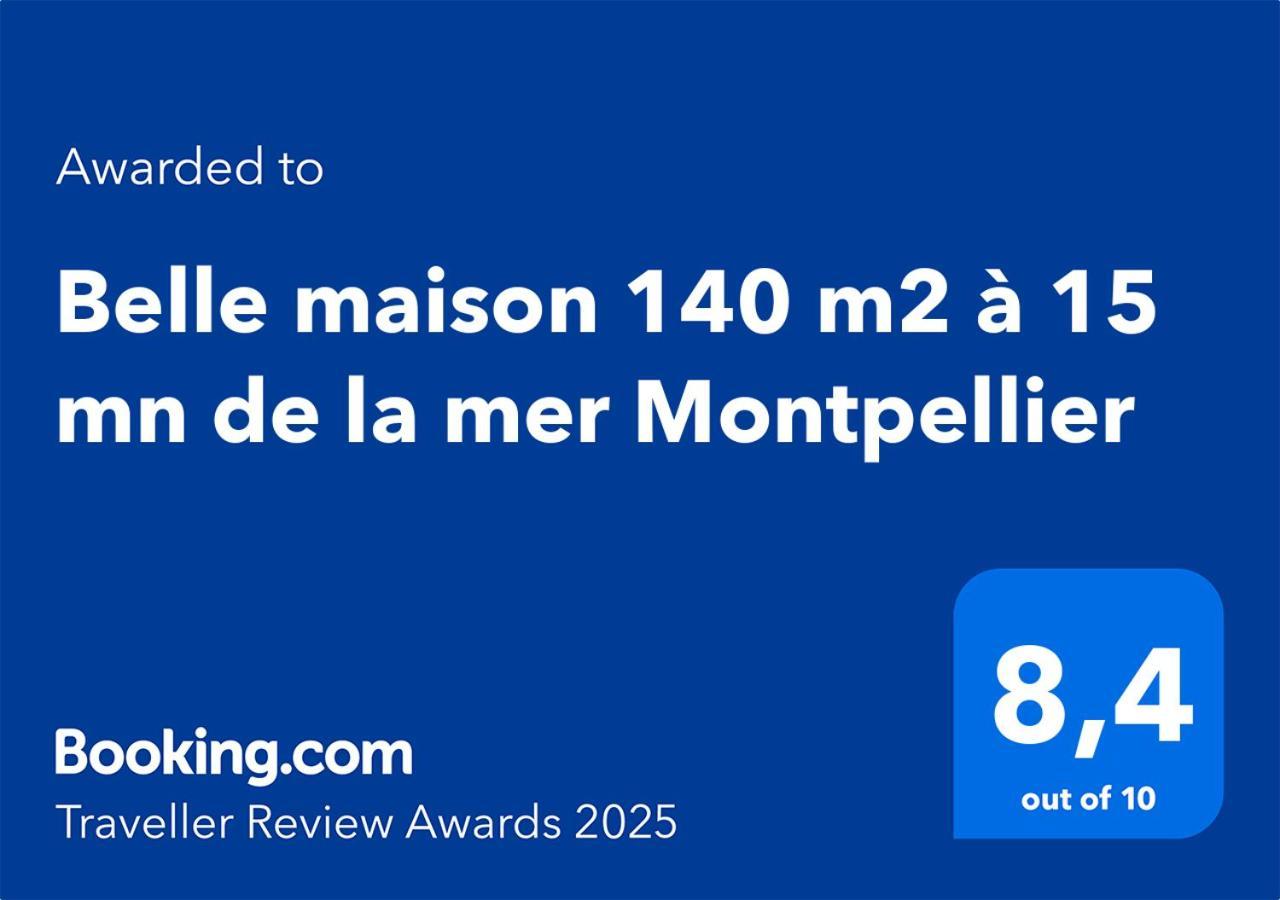 Belle Maison 140 M2 A 15 Mn De La Mer 10 Mn De Montpellier Teyran ภายนอก รูปภาพ